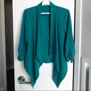 Teal Suzy Shier Blazer Size Small